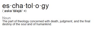 eschatology