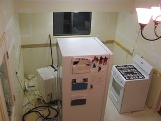 Mid-remodel. Yes, it is a mess.  Thank you for noticing.